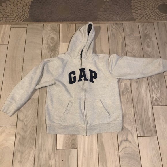 boys gap logo zip up sweatshirt xxl 14-16 - Picture 1 of 6